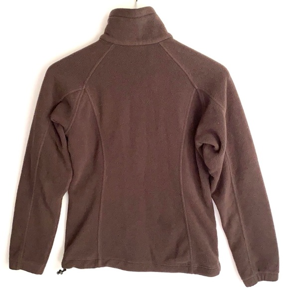 Columbia full zip Brown Fleece jacket, Size M - Picture 5 of 6